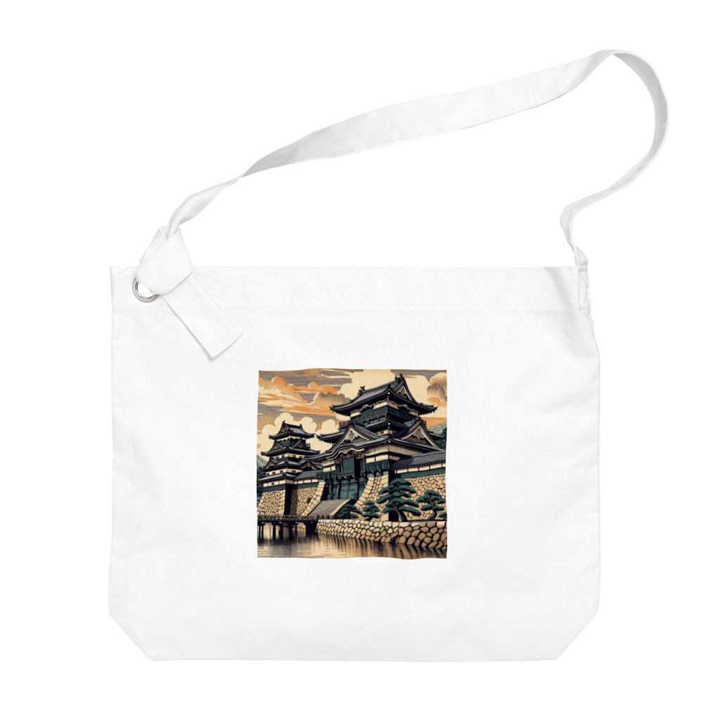Hey和の二条城　世界遺産　絵画 ビッグショルダーバッグ