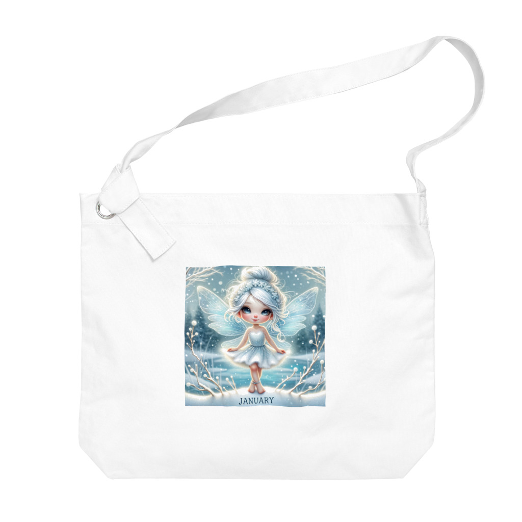 the blue seasonの冬の魔法 - 1月の妖精 Big Shoulder Bag