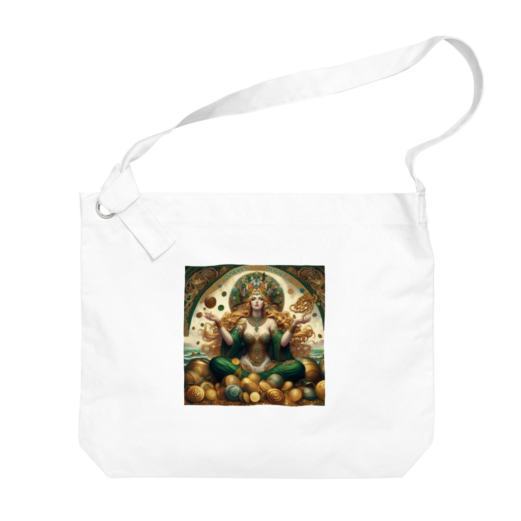 うりこみ屋の豊穣の女神アバンダンティア Big Shoulder Bag