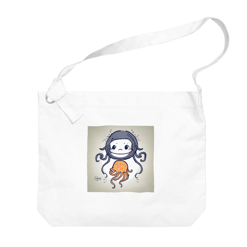 MEGROOVEのクラゲの子 Big Shoulder Bag