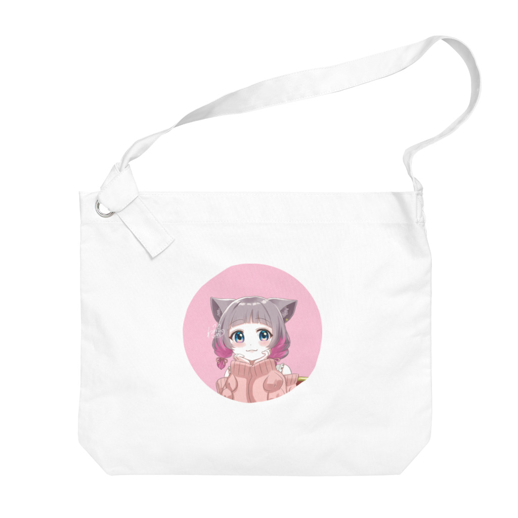 ねねこ@お仕事募集中のカフェスタイル立ち絵グッズ Big Shoulder Bag