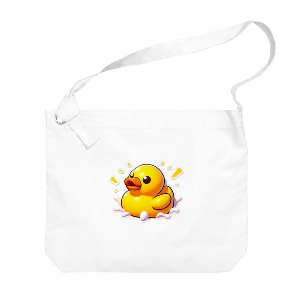 終わらない夢🌈の可愛い黄色いアヒル😍 Big Shoulder Bag
