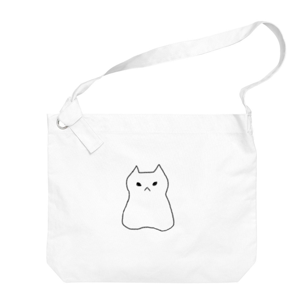 おもち屋さんのツンツンねこ Big Shoulder Bag