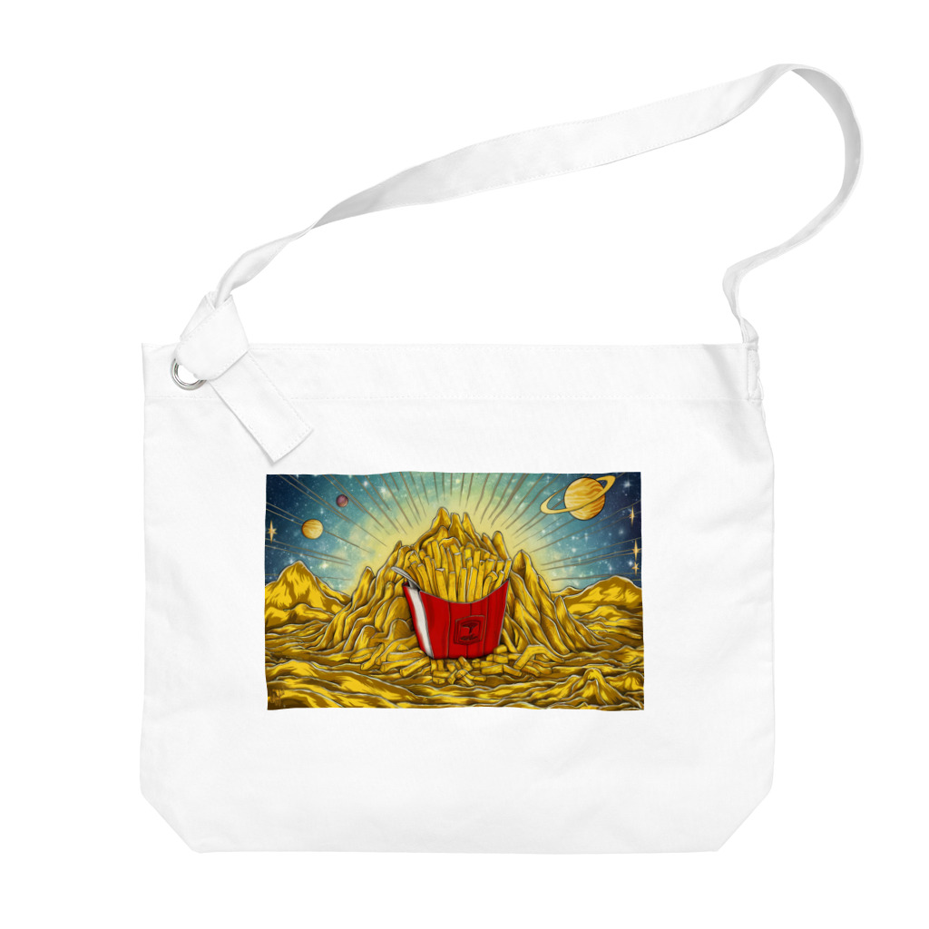 JoyfulMomentsCraftsの黄金とポテト ー Golden and Potato ー Big Shoulder Bag
