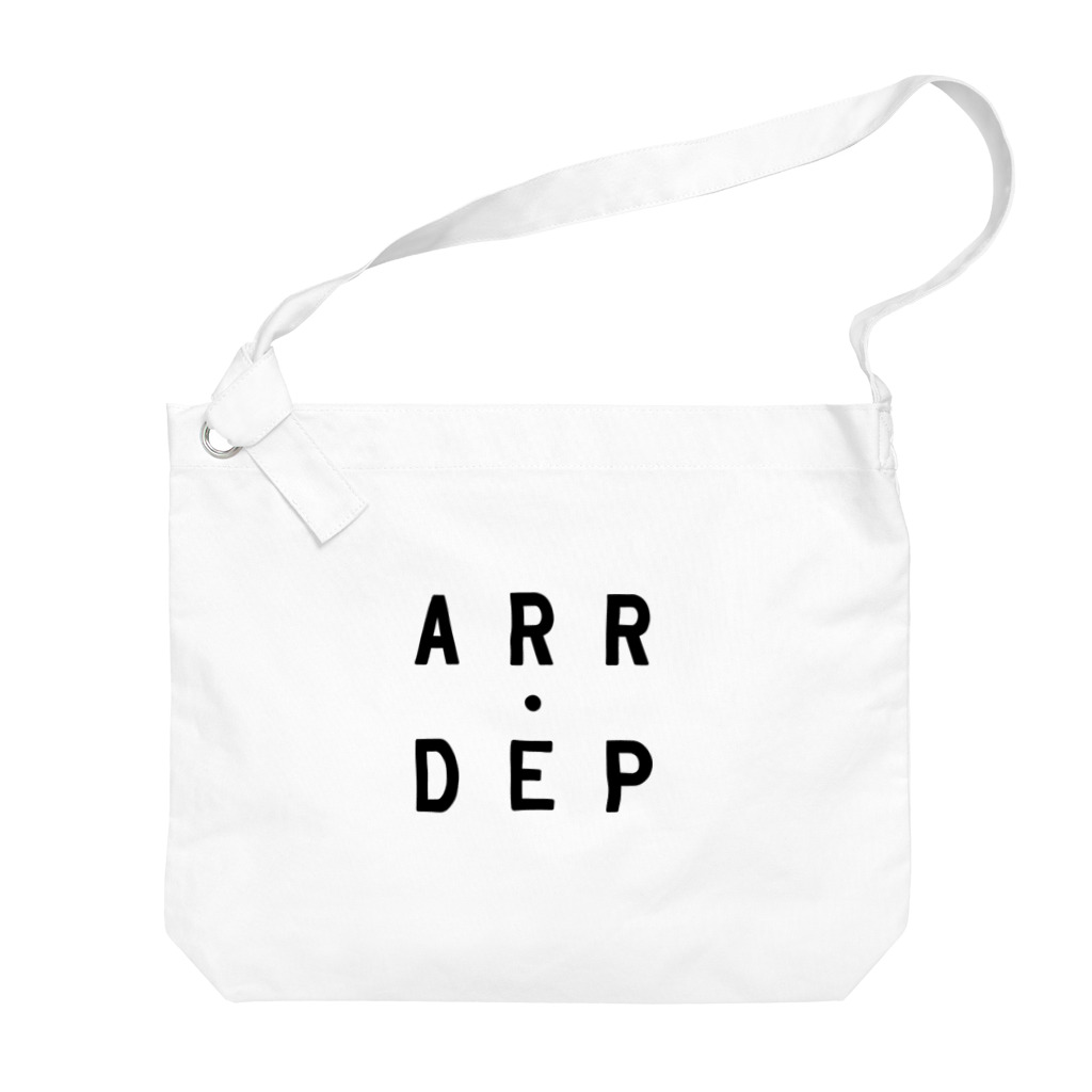 ARRDEPのARRDEP  Black logo Big Shoulder Bag