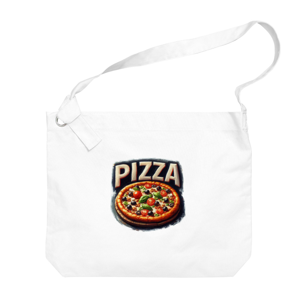 miraikunのピザ Big Shoulder Bag