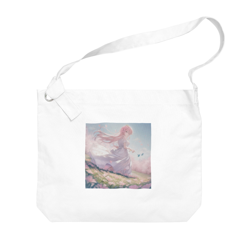 R-mayの草原の少女 Big Shoulder Bag