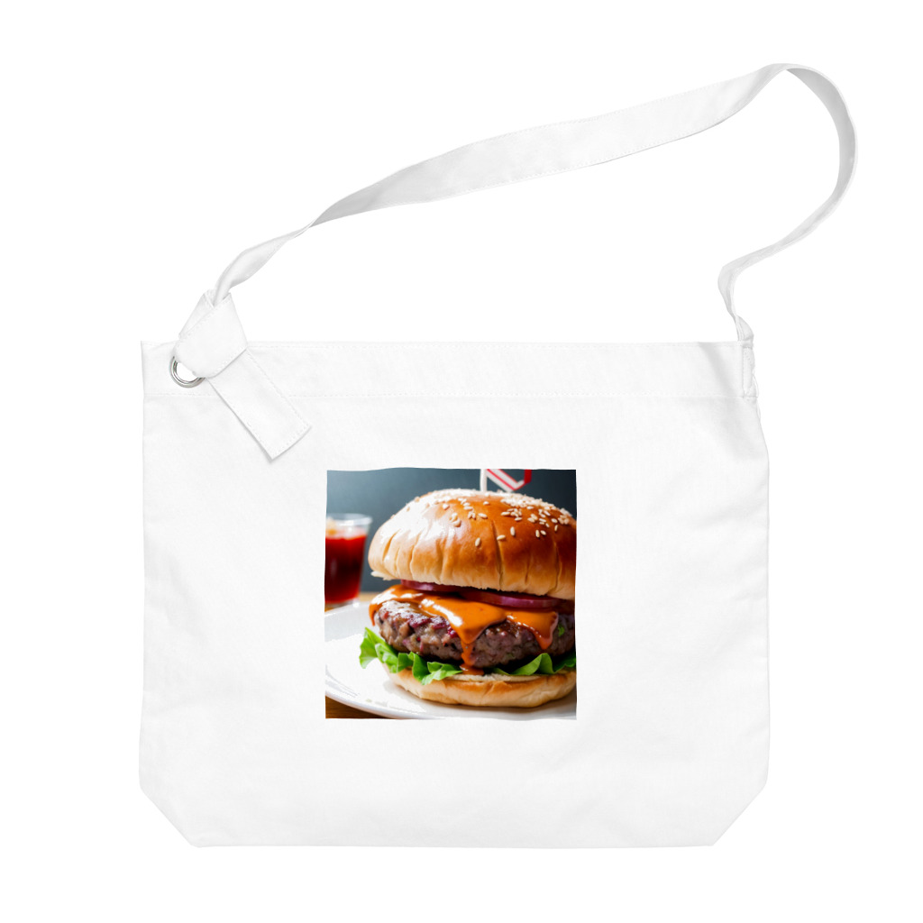 オリジナルグッズショップ KIJITORAのDELICIOUS BURGER Big Shoulder Bag