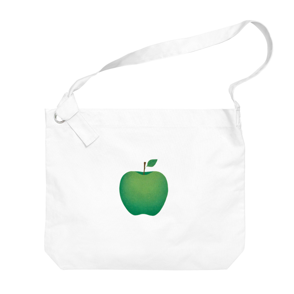 シンプル 組み合わせ用 ファッションのシンプル 青りんご Big Shoulder Bag