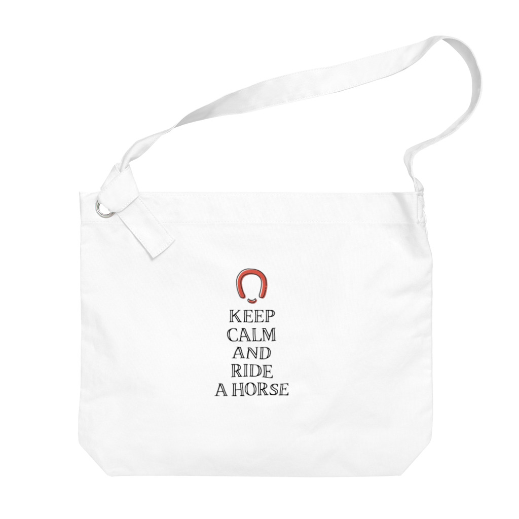 ロゼットステーブル お馬の雑貨屋さん🏇のKeep calmシリーズ2 Big Shoulder Bag