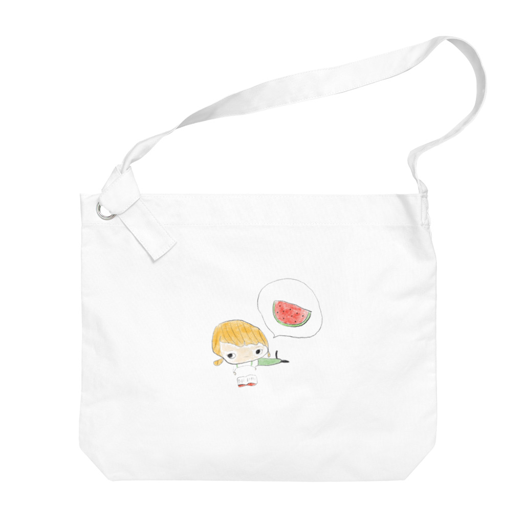 コーラルのスイカちゃん Big Shoulder Bag