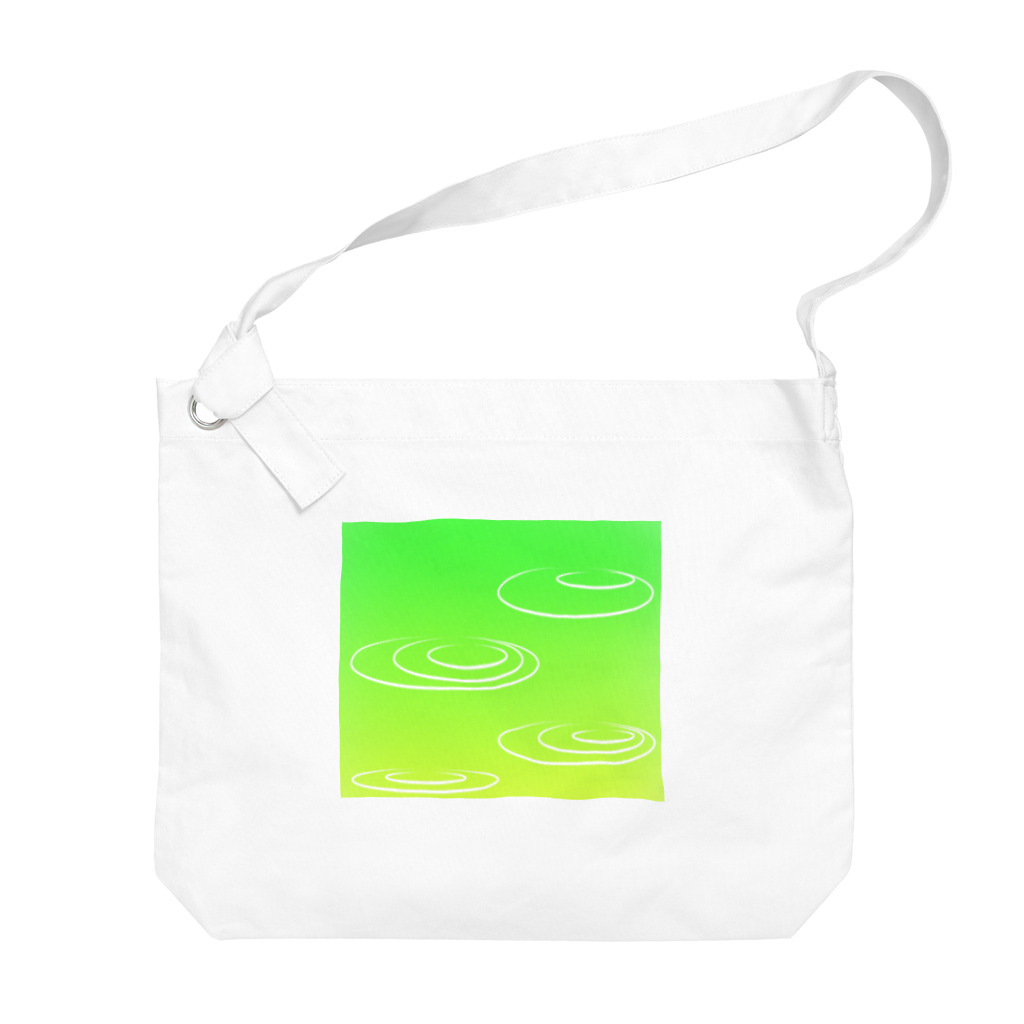タンポポの波紋〜緑〜 Big Shoulder Bag