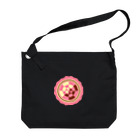 ハナドリカ SUZURI店の花の形の板チョコ(苺) Big Shoulder Bag