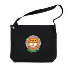 TEKETOショップ そんよんのライオンそんよん(ぐりーん) Big Shoulder Bag