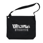 lamedessinのUBLIVE Supporter（WHITE Ink） ビッグショルダーバッグ