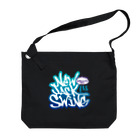 FOXY COLORSのNew Jack Swing blue  Big Shoulder Bag