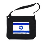 お絵かき屋さんのイスラエルの国旗 Big Shoulder Bag