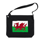 お絵かき屋さんのウェールズの旗 Big Shoulder Bag