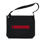 shoppのI SURVIVED BAG Big Shoulder Bag