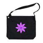 HAKOCHINのPurple Leaves Big Shoulder Bag