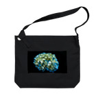 ごとー/お写真と日常の青の紫陽花 Big Shoulder Bag