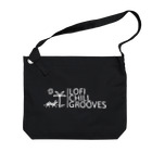 Lofi_Chill_GroovesのLofi Chill Grooves Big Shoulder Bag