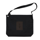 rilybiiの darkcharcoal chocolateBrown Big Shoulder Bag