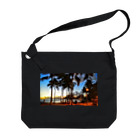 Hawaii Picturesのワイキキビーチの夕焼け🌇 ビッグショルダーバッグ