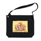 大江戸花火祭りのCelestial Ryujin Realm～天上の龍神領域6~2 Big Shoulder Bag