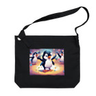 MistyStarkのペンギンダンス Big Shoulder Bag