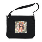 misacoroomのゆるふわ女の子フラワー夏 Big Shoulder Bag