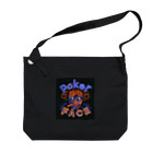 num_OROCHIのPoker face (AAver)【ポーカー】 Big Shoulder Bag