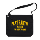 Mappila SHOPのカレッジ風(ミシガンカラー)　フラットアース FLATEARTH Big Shoulder Bag