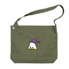 chum-mappyのかわいい魔物（お座りver） Big Shoulder Bag