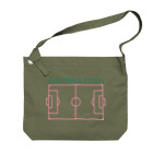 KAWAGOE GRAPHICSのフットボールピッチ Big Shoulder Bag