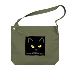 kurikanocoromothiのくろねこくりかのこ Big Shoulder Bag