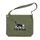 猫と釣り人のCAT_12_1W Big Shoulder Bag