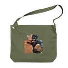結社黒猫の猫LOVE Big Shoulder Bag