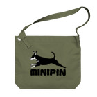 ミニピン クラブ minipin clubのminipin jump ビッグショルダーバッグ