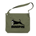 ミニピン クラブ minipin clubのminipin jump Big Shoulder Bag