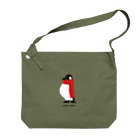 kuroのマフラーペンギン2号 Big Shoulder Bag