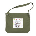 soramame1119の紀州犬のネネちゃん Big Shoulder Bag