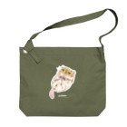 a.m　factoryのマカロニマウス Big Shoulder Bag