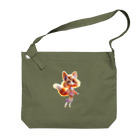 ゆうちゃんNFTいいねの耳長フェネックちゃん女の子バージョン Big Shoulder Bag