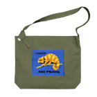 YS VINTAGE WORKSのチェコ・プラハ動物園　カメレオン Big Shoulder Bag