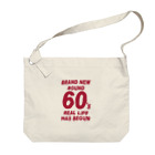 キッズモード某のROUND60 / 還暦＆アラ還を軽やかにすごすロゴ Big Shoulder Bag