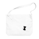 ZENの黒猫のKWU Big Shoulder Bag