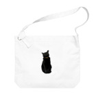 黒猫マメちゃんの魅惑ショップのリアル黒猫マメちゃんグッズ Big Shoulder Bag