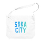 JIMOTOE Wear Local Japanの草加市 SOKA CITY ビッグショルダーバッグ