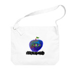 ナマステハンバーグのサイケデリックアップル(Psychedelic apple) Big Shoulder Bag